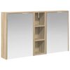 vidaXL Juego de Muebles de Ba&ntilde;o 3 uds. 106 x 16 x 62,5 cm