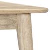 vidaXL Mesa de centro de madera maciza de mango 45x45x40 cm