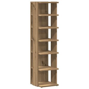 vidaXL Zapatero madera ingenier&iacute;a roble artisan 28x27x102 cm