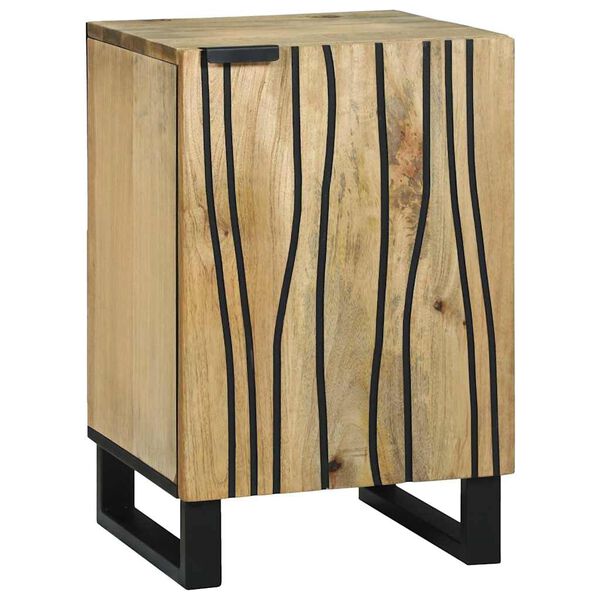 vidaXL Gabinete de Lavabo para Ba&ntilde;o Marr&oacute;n 38 x 33,5 x 58 cm