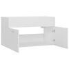 vidaXL Armario para lavabo madera contrachapada blanco 80x38,5x46 cm