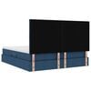 vidaXL Cama con almacenamiento Azul 180 x 200 cm Cuero sint&eacute;tico