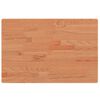 vidaXL Tablero rectangular de madera maciza de haya 60x40x2,5 cm