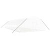 vidaXL Invernadero con estructura de acero blanco 84 m&sup2; 14x6x2,85 m
