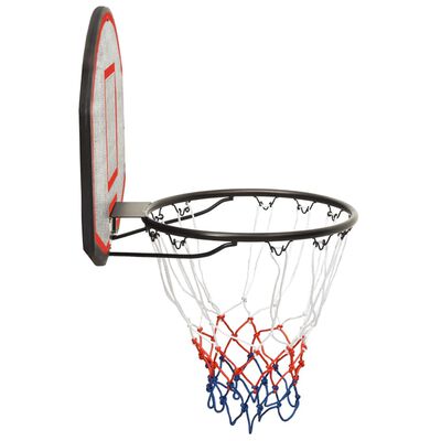 vidaXL Tablero de baloncesto polietileno negro 71x45x2 cm