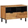 vidaXL Mueble para TV de 70x33x46 cm, madera maciza de acacia