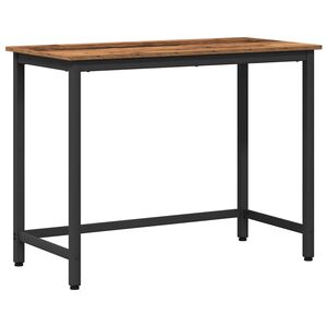 vidaXL Mesa Madera vieja 80 x 50 x 76,5 cm