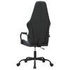 vidaXL Silla gaming con masaje cuero sint&eacute;tico azul y negro
