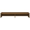 vidaXL Soporte de monitor madera maciza pino marr&oacute;n miel 100x24x16 cm