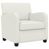 vidaXL Sill&oacute;n Blanco Cuero sint&eacute;tico