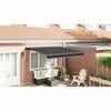 vidaXL Toldo retr&aacute;ctil aluminio y tela gris antracita 3x2,5 m
