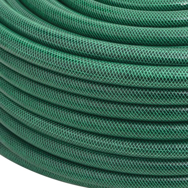 vidaXL Manguera de jard&iacute;n PVC verde 1" 30 m