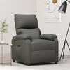 vidaXL Sill&oacute;n reclinable de tela gris oscuro