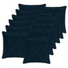 vidaXL Funda de almohada 12 uds. HOUTEN Azul marino 45 x 45 cm