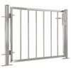 vidaXL Puerta de jard&iacute;n 100x70 cm de acero inoxidable