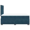 vidaXL Cama box spring con colch&oacute;n terciopelo azul 120x190 cm