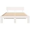 vidaXL Estructura de cama 120 x 190 cm Madera de pino macizo