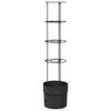 vidaXL Cultivador de Tomates Negro &Oslash; 32 x 127 cm PP