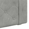 vidaXL Cabecera Colgante Gris Claro 210 x 55 x 5 cm Terciopelo