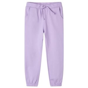 vidaXL Pantalones de ch&aacute;ndal infantiles color lila 104