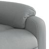 vidaXL Sill&oacute;n reclinable de tela gris claro