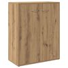 vidaXL Aparador de madera de ingenier&iacute;a roble artisan 60x30x75 cm