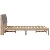 vidaXL Estructura de cama Marr&oacute;n 120 x 190 cm Madera de pino macizo