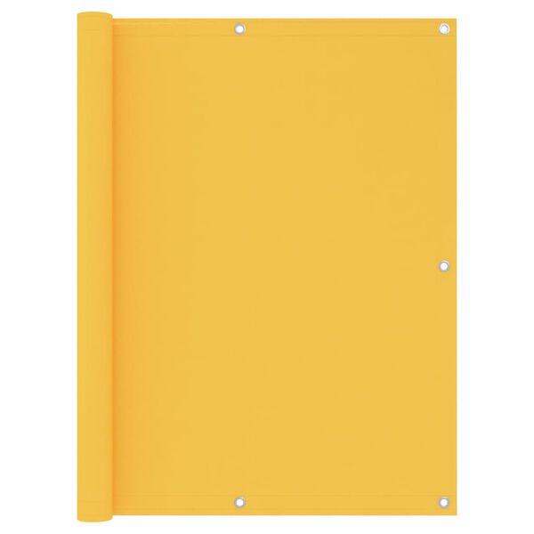 vidaXL Toldo para balc&oacute;n tela oxford amarillo 120x500 cm