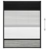 vidaXL Mosquitera plisada para ventanas contra el sol aluminio 60x80cm
