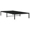 vidaXL Estructura de cama sin colchón metal negro 107x203 cm