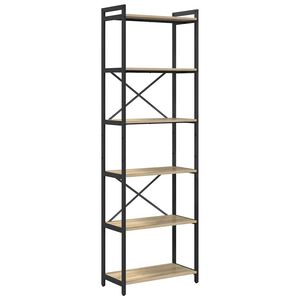 vidaXL Estante de libros 60 x 30 x 189,5 cm Madera de ingenier&iacute;a