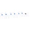 vidaXL Renos LED 7 uds. 43 x 18 x 66 cm tela