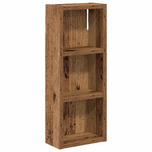 vidaXL Armario de pared para ba&ntilde;o Madera vieja 20 x 10 x 50 cm