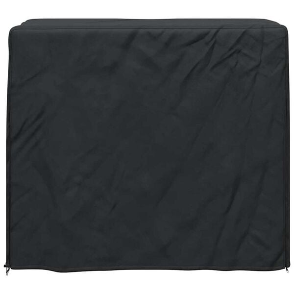 vidaXL Funda para leñero Liso Negro 61 x 122 x 106 cm tela