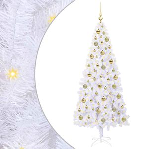 vidaXL &Aacute;rbol de Navidad artificial con 300 LED 180 cm PVC y Acero