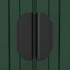 vidaXL Cobertizo de jard&iacute;n acero galvanizado verde 192x108x223 cm