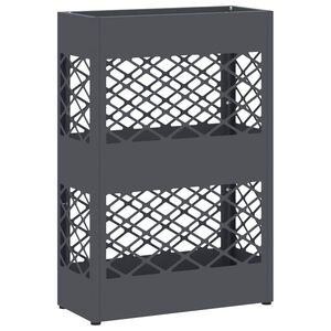vidaXL Soporte para Paraguas de Lluvia Gris antracita 28 x 12 x 41 cm