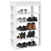 vidaXL Mueble zapatero madera contrachapada blanco 60x30x98 cm