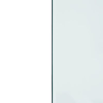 vidaXL Placa de vidrio para chimenea rectangular 120x60 cm