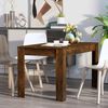 vidaXL Mesa comedor madera contrachapada roble ahumado 140x74,5x76 cm