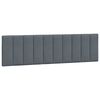 vidaXL Cabecero de cama acolchado Hanko terciopelo gris oscuro 183 cm