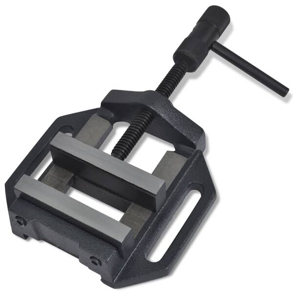 vidaXL Tornillo de banco manual 90 mm