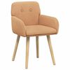 vidaXL Sillas de comedor 2 pcs Boucl&eacute; Beige 59 x 57 x 85 cm