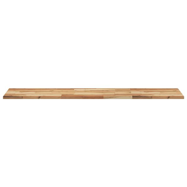 vidaXL Estante flotante 2 uds madera acacia acabado aceite 160x40x2 cm