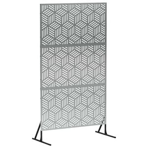 vidaXL Pantalla de Privacidad 100 x 50 x 180 cm Acero Galvanizado