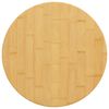 vidaXL Tablero de mesa de bamb&uacute; &Oslash;50x2,5 cm