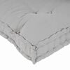 vidaXL Coj&iacute;n para Sof&aacute; Pallet 3 pcs Gris 120 x 80 x 38 cm tela