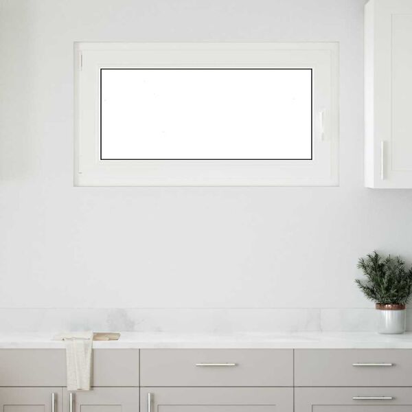 vidaXL Ventana de sótano "RISOR" 110x60cm oscilobatiente DIN izquierda