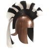 vidaXL R&eacute;plica de casco de guerrero griego rol en vivo acero cobre