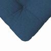 vidaXL Cojines para asiento 4 pcs Azul 45 x 45 x 12 cm tela